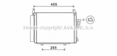 AVA QUALITY COOLING hy5245d -  Конденсатор, кондиционер
